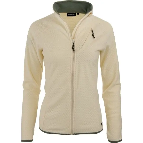 ALPINE PRO ALPINE PRO ESEBA Дамски туристически суитшърт, бяло, размер