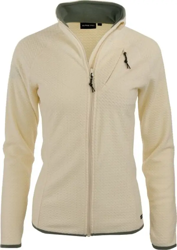 ALPINE PRO ALPINE PRO ESEBA Дамски туристически суитшърт, бяло, размер