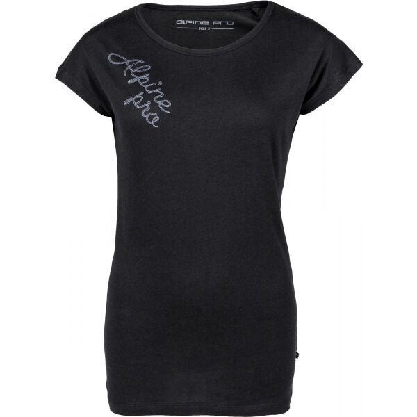 ALPINE PRO ALPINE PRO FAYA Дамска тениска, черно, размер