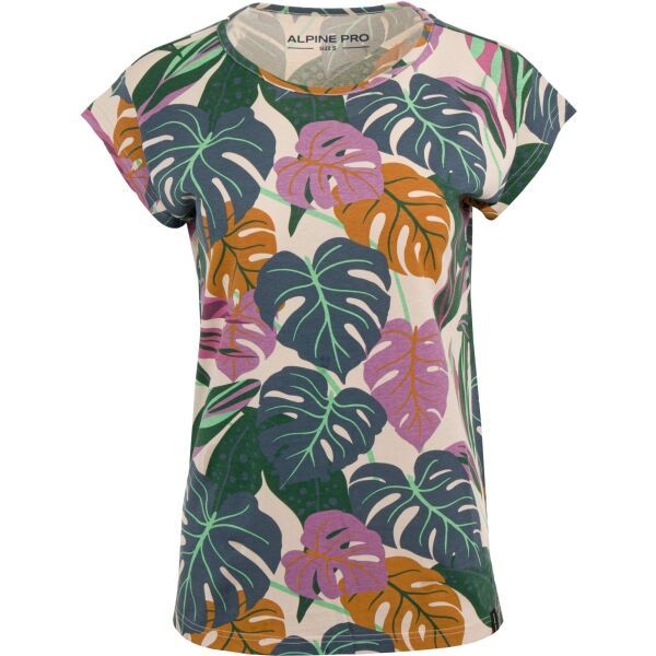 ALPINE PRO ALPINE PRO FEWA Дамска тениска, зелено, размер