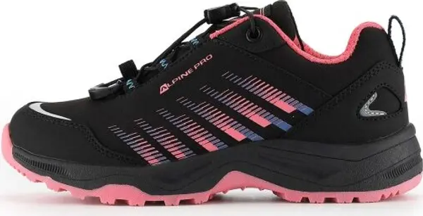ALPINE PRO ALPINE PRO FLORO Детски туристически обувки, черно, размер