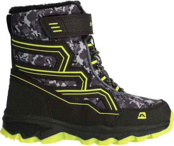 ALPINE PRO ALPINE PRO GATO Детски зимни обувки, черно, размер