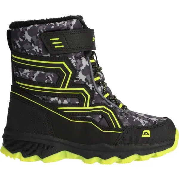 ALPINE PRO ALPINE PRO GATO Детски зимни обувки, черно, размер