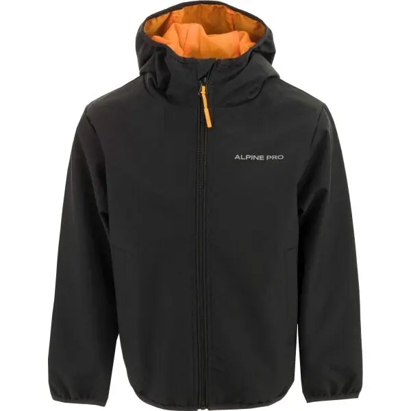 ALPINE PRO ALPINE PRO GELRO Яке за момчета, черно, размер 104-110