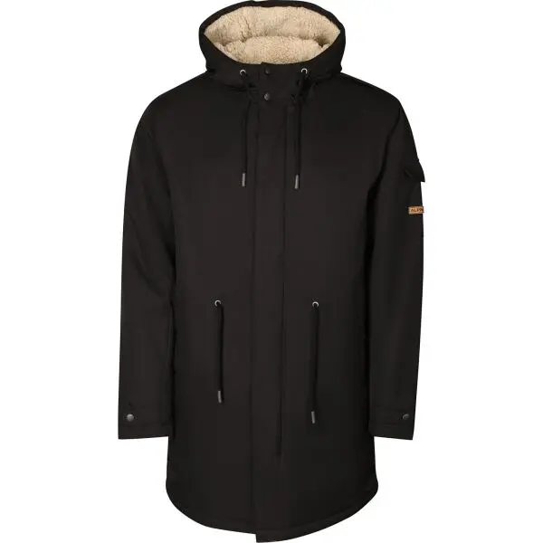 ALPINE PRO ALPINE PRO ГЕОН Мъжки топъл палто, черно, размер