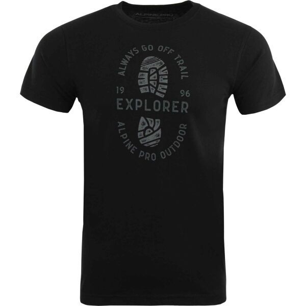ALPINE PRO ALPINE PRO GOTES Мъжка тениска, черно, размер