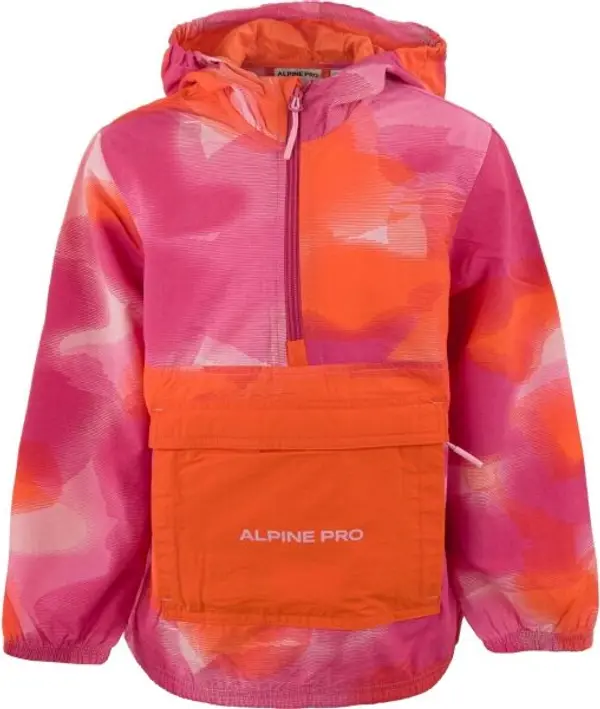 ALPINE PRO ALPINE PRO GOZERO Детско пролетно яке с цип, розово, размер 116-122
