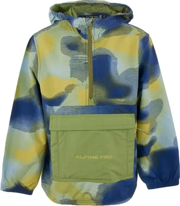 ALPINE PRO ALPINE PRO GOZERO Детско пролетно яке с цип, светло-зелено, размер 140-146