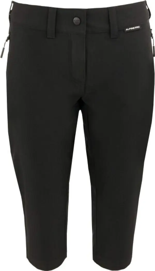 ALPINE PRO ALPINE PRO GRAFA Дамски 3/4 панталони, черно, размер