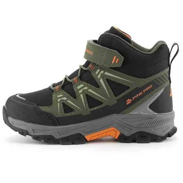 ALPINE PRO ALPINE PRO GRAZO Детски туристически обувки, khaki, размер