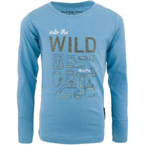 ALPINE PRO ALPINE PRO GROMO Детска тениска, светлосиньо, размер