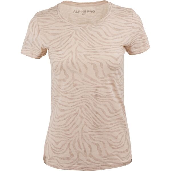 ALPINE PRO ALPINE PRO GUBIA Дамска тениска, бежово, размер
