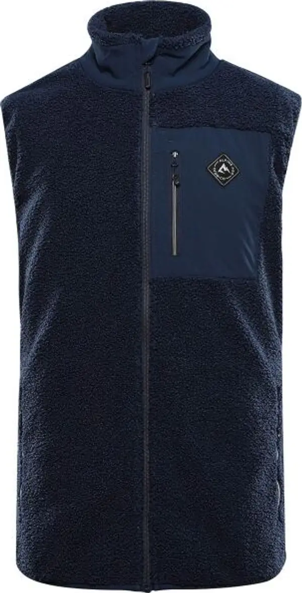 ALPINE PRO ALPINE PRO HARD Мъжки подплатен елек, тъмносин, размер