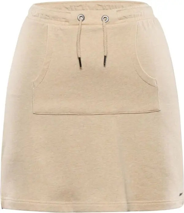 ALPINE PRO ALPINE PRO HOFRA Дамска лятна пола с дължина над коляното, бежово, размер