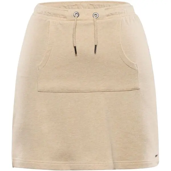 ALPINE PRO ALPINE PRO HOFRA Дамска лятна пола с дължина над коляното, бежово, размер