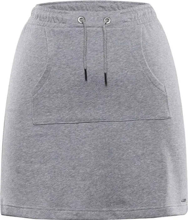 ALPINE PRO ALPINE PRO HOFRA Дамска лятна пола с дължина над коляното, сиво, размер