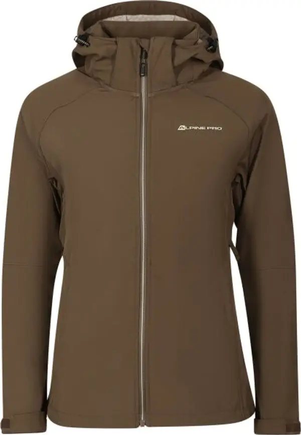 ALPINE PRO ALPINE PRO HOORA Дамско софтшел яке, кафяво, размер