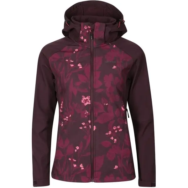 ALPINE PRO ALPINE PRO HOORA Дамско софтшел яке, винен, размер