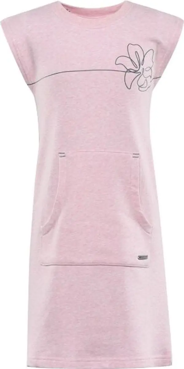 ALPINE PRO ALPINE PRO HUDERO Детска лятна рокля, розово, размер 152-158