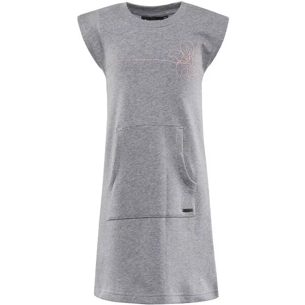 ALPINE PRO ALPINE PRO HUDERO Детска лятна рокля, сиво, размер 152-158