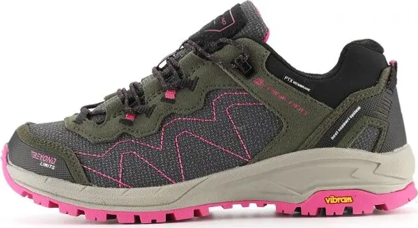 ALPINE PRO ALPINE PRO IBANE 2 Момичешки туристически обувки, khaki, размер