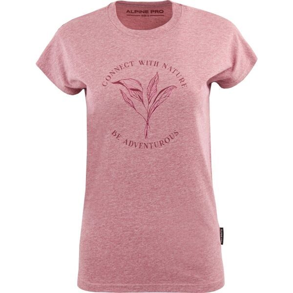 ALPINE PRO ALPINE PRO ISEBA Дамска тениска, розово, размер