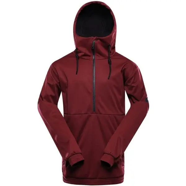 ALPINE PRO ALPINE PRO JARG Мъжко ски софтшел яке, винен, размер