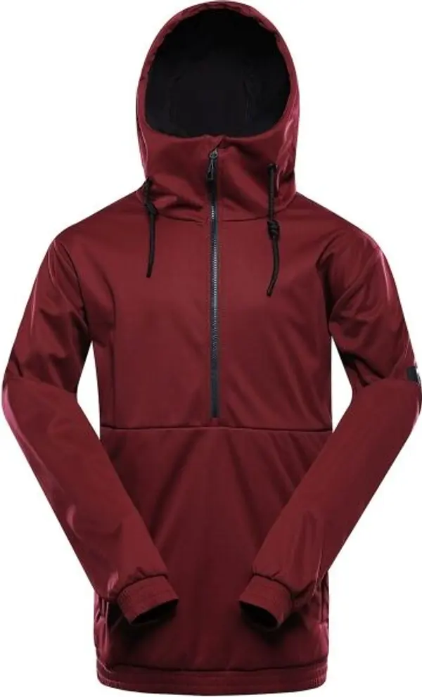 ALPINE PRO ALPINE PRO JARG Мъжко ски софтшел яке, винен, размер