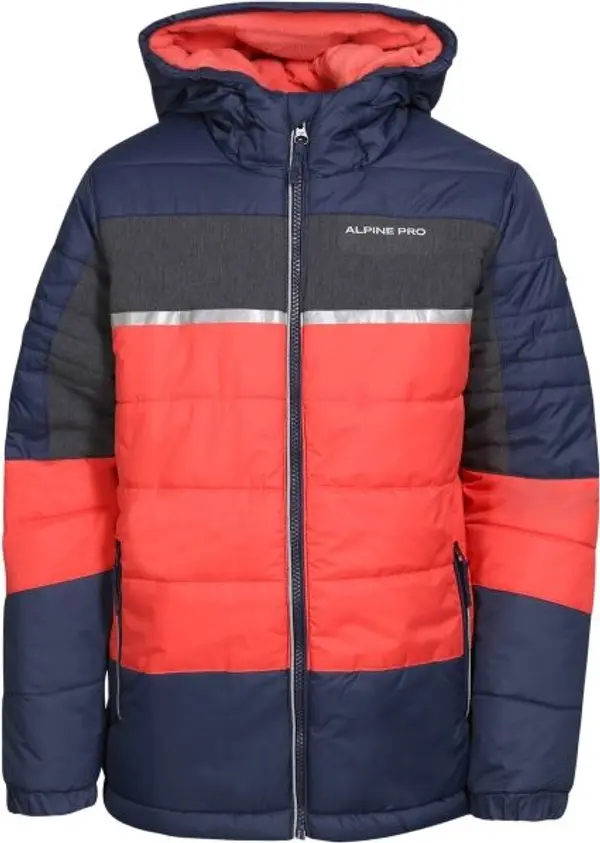 ALPINE PRO ALPINE PRO JORGO Детско зимно яке, червено, размер 140-146