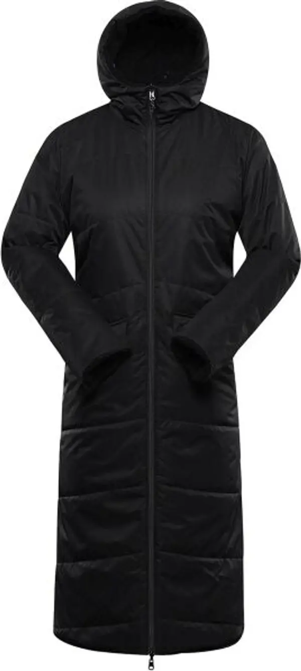 ALPINE PRO ALPINE PRO KERFA Дамско зимно двулицево яке, черно, размер