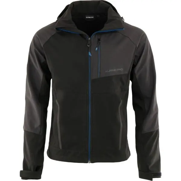 ALPINE PRO ALPINE PRO KIET Мъжко яке за туризъм, черно, размер