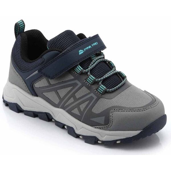 ALPINE PRO ALPINE PRO KIZZO Детски обувки за трекинг, сиво, размер