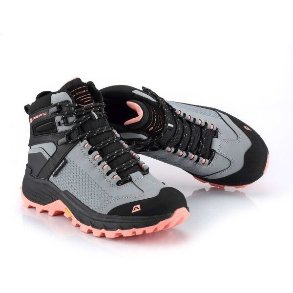ALPINE PRO ALPINE PRO KNEIFFE Дамски аутдор обувки, сиво, размер