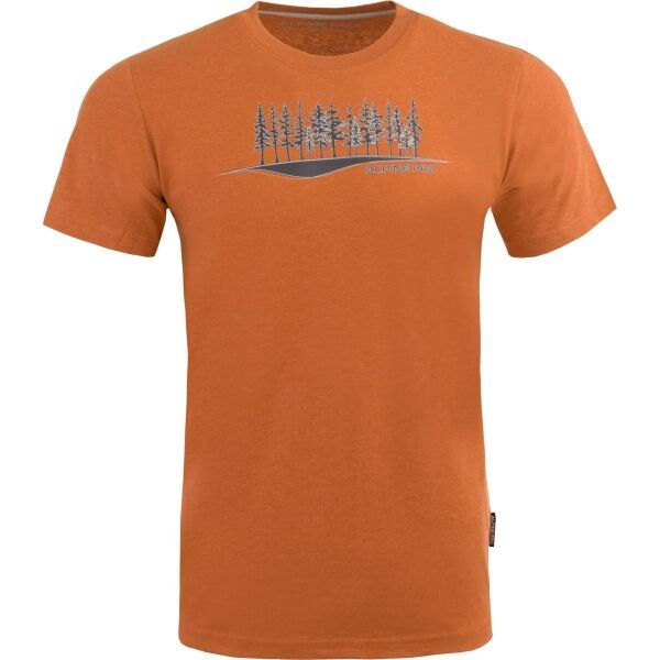 ALPINE PRO ALPINE PRO KOLAV Мъжка тениска, оранжево, размер