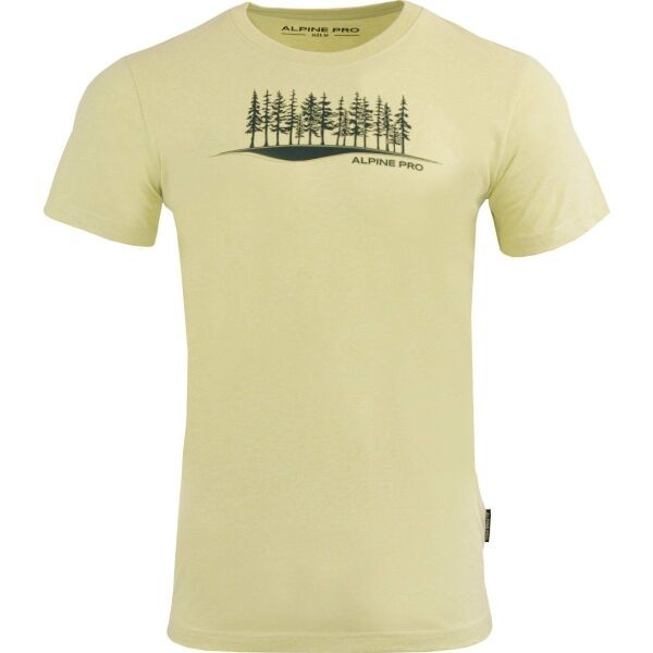 ALPINE PRO ALPINE PRO KOLAV Мъжка тениска, светло-зелено, размер