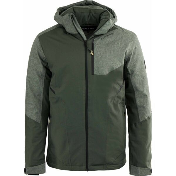 ALPINE PRO ALPINE PRO LEND Мъжко скиорско яке, khaki, размер