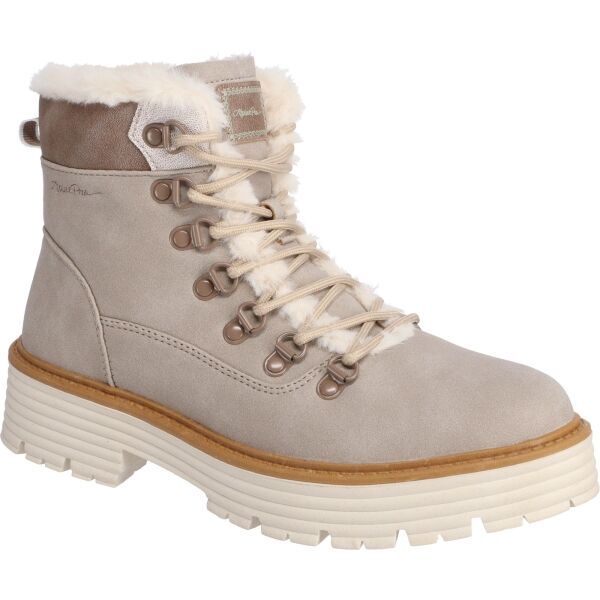 ALPINE PRO ALPINE PRO LERMOSA Дамски затоплени обувки, бежово, размер