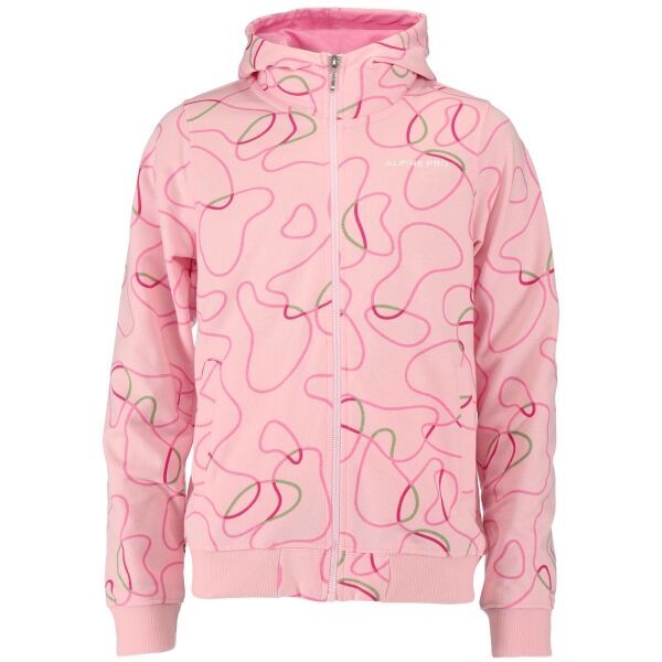 ALPINE PRO ALPINE PRO LEWDO Детски суитшърт, розово, размер