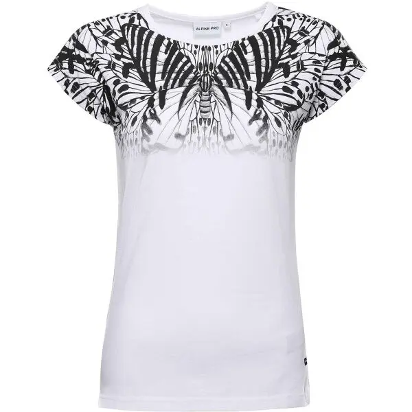 ALPINE PRO ALPINE PRO LIEQA Дамска тениска, бяло, размер