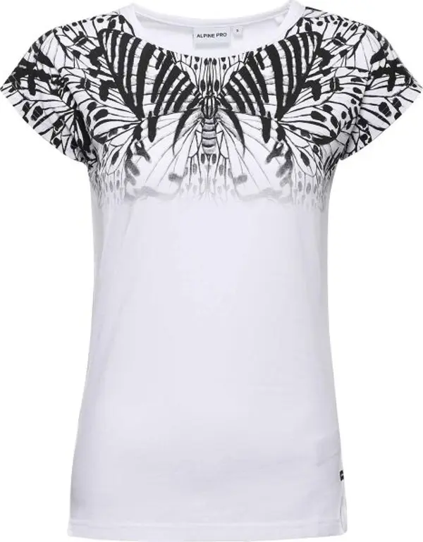 ALPINE PRO ALPINE PRO LIEQA Дамска тениска, бяло, размер