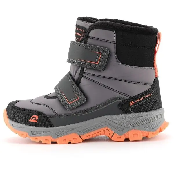 ALPINE PRO ALPINE PRO LIVRO Детски зимни обувки, сиво, размер