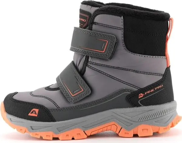 ALPINE PRO ALPINE PRO LIVRO Детски зимни обувки, сиво, размер