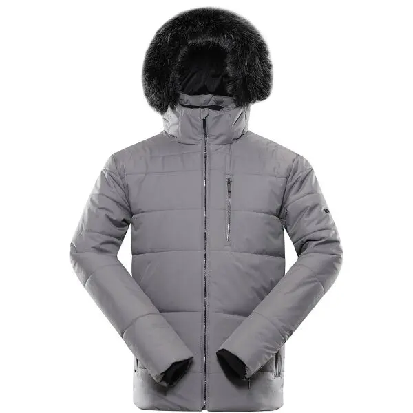 ALPINE PRO ALPINE PRO LODER Мъжко зимно яке, сиво, размер