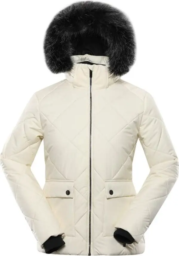 ALPINE PRO ALPINE PRO LODERA Дамско зимно яке, бежово, размер