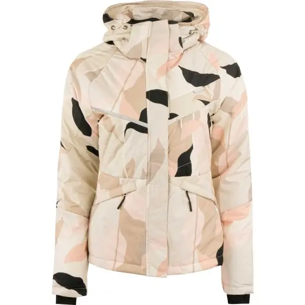 ALPINE PRO ALPINE PRO LOFEWA Дамско яке за ски, бежово, размер