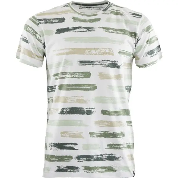 ALPINE PRO ALPINE PRO LOGED Мъжка тениска, бяло, размер