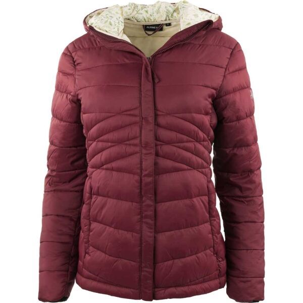 ALPINE PRO ALPINE PRO LOLOWA Дамско яке, винен, размер