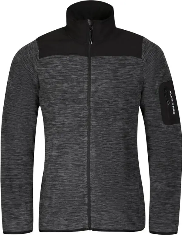 ALPINE PRO ALPINE PRO LONEB Мъжки суитчър-меланж, тъмносиво, размер