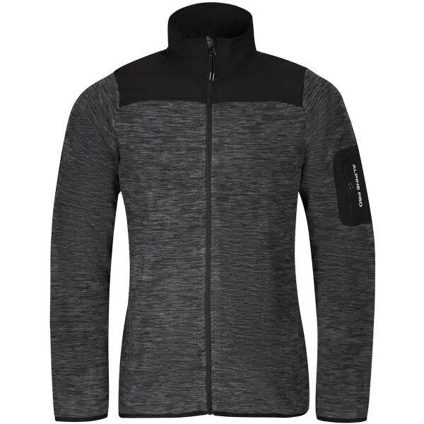 ALPINE PRO ALPINE PRO LONEB Мъжки суитчър-меланж, тъмносиво, размер
