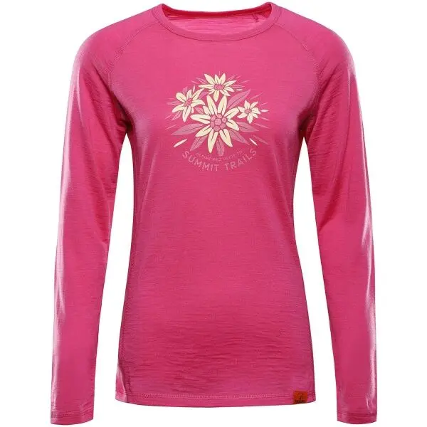 ALPINE PRO ALPINE PRO MERENA Дамска тениска, розово, размер